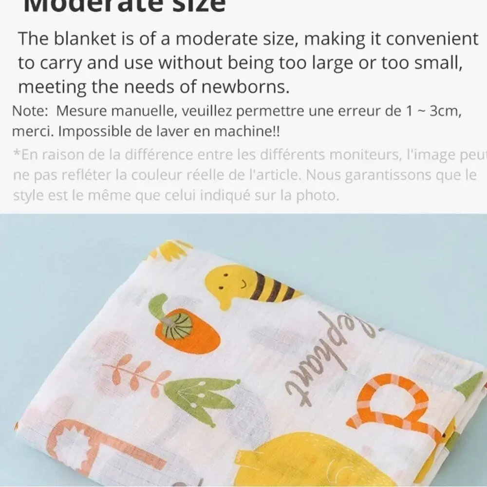 New double layer 100% cotton blanket